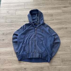 Vintage Navy Blue Polo ZipUp Hoodie - S – 1STCLASS,
